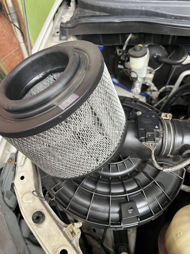 Ilustrasi filter udara innova kotor (foto pribadi)
