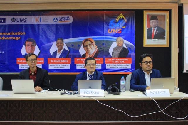 Fakultas Komunikasi dan Informatika Universitas Muhammadiyah Surakarta (FKI UMS) menggelar konferensi internasional. Foto FKI UMS