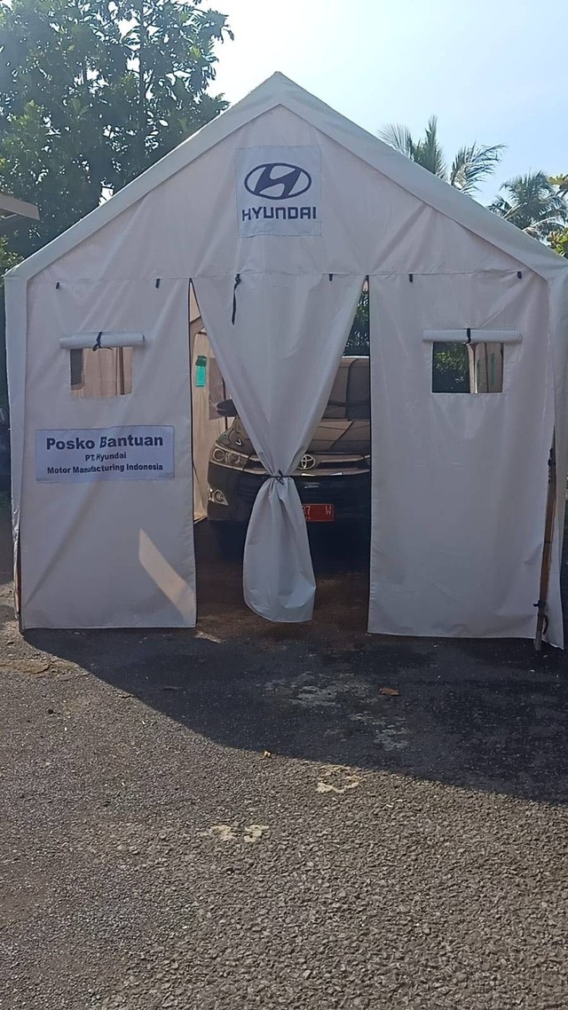 Tenda Posko Bantuan Korban Gempa Cianjur Malah Dipakai untuk Mobil Dinas