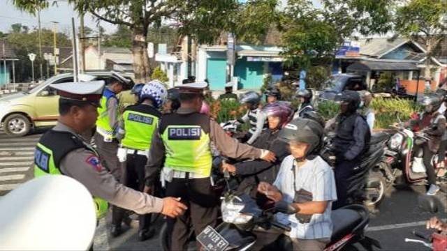 Ilustrasi polisi yang sedang berjaga. Foto: Tugu Jogja