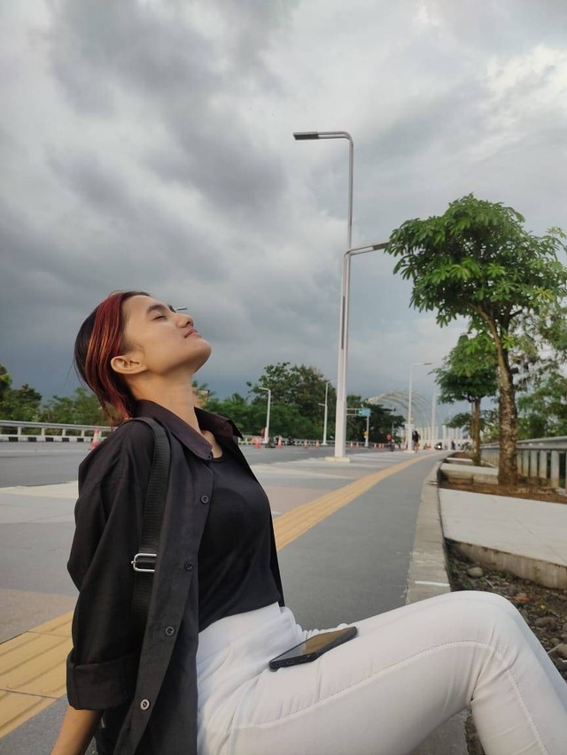 Foto di jalan Bung karno Purwokerto. Foto: dokumen pribadi