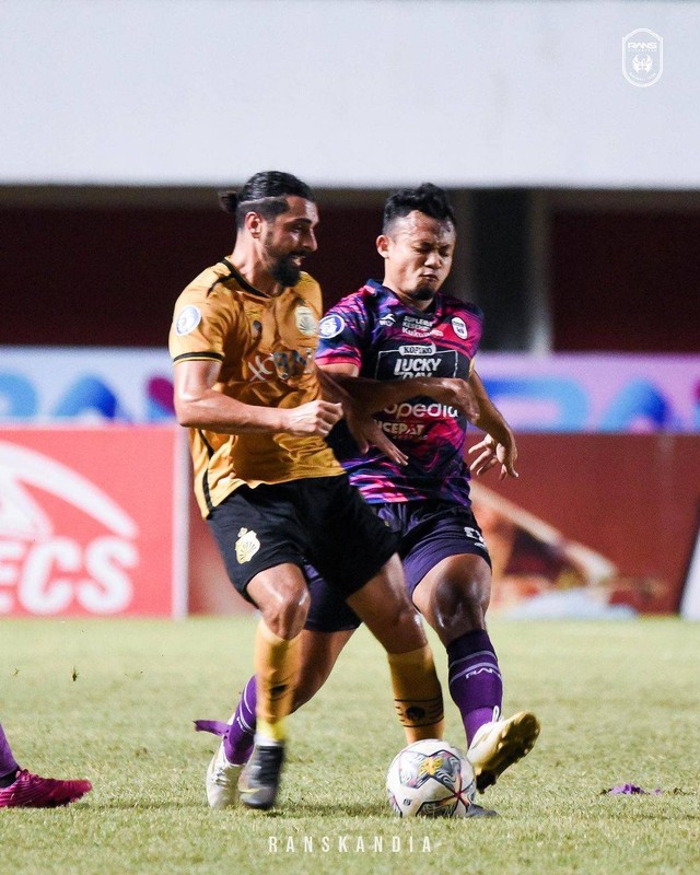 Pertandingan Liga 1 2022/23 antara Rans Nusantara FC vs Bhayangkara FC, Jumat (16/12/2022). Foto: Instagram/@rans.nusantara