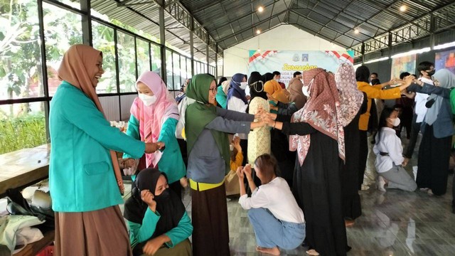 Kaum muda di Sleman yang hadiri agenda kerukunan umat beragama, Sabtu (17/12/2022). Foto: Maria Wulan/Tugu Jogja