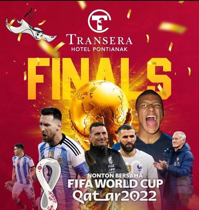 Nobar Final Piala Dunia Argentina VS Perancis di Transera, Ada Hadiah
