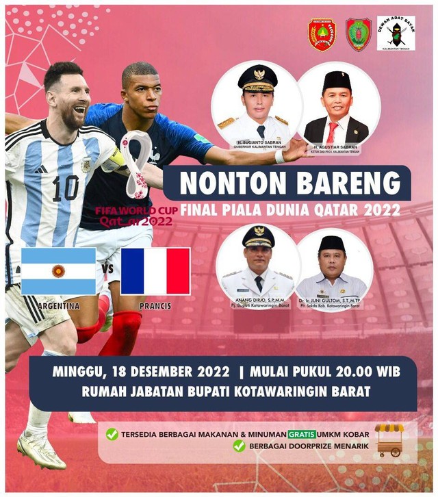 Nobar Piala Dunia 2022. Foto: IST