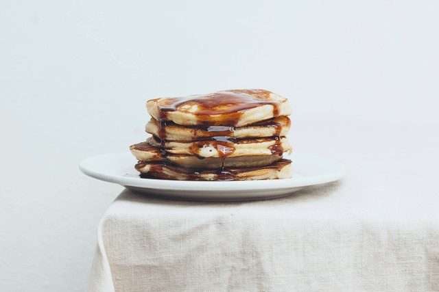 Ilustrasi Pancake Mudah. Foto: Unsplash