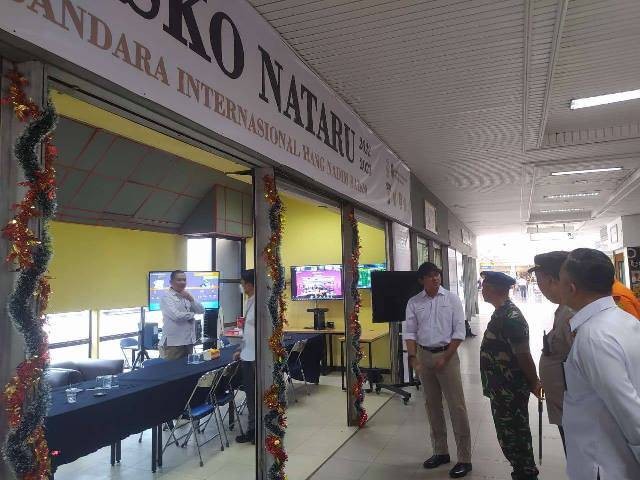 Posko Nataru di Bandara Hang Nadim Batam yang efektif beroperasi sejak 19 Desember 2022. (Foto: Margaretha/batamnews)