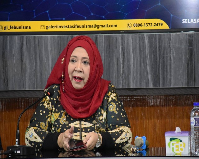 Dekan Fakultas Ekonomi dan Bisnis Universitas Islam Malang, Nur Diana SE Msi. Foto/dok UNISMA