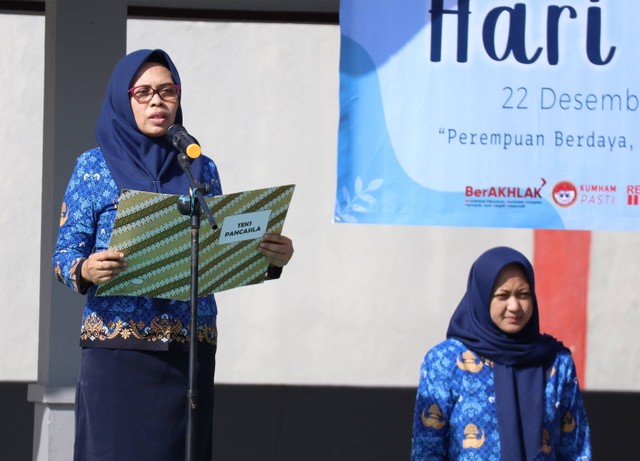 'Kartini' Lapas Gorontalo Gelar Upacara Peringatan ke-94 Hari Ibu Tahun 2022