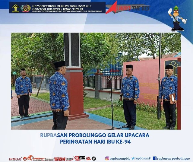 Upacara PHI Ke-94 Rupbasan Probolinggo