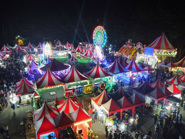 Lampung Night Fair diperpanjang hingga 8 Januari 2023. | Foto : Lampung Geh