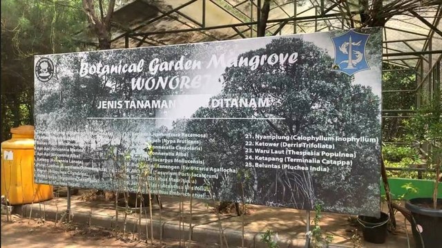 gambar 1 menunjukan pintu masuk Ekowisata mangrove wonorejo surabaya