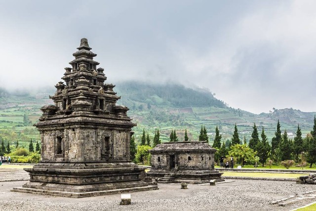 Dataran tinggi Dieng, Wonosobo, Jawa Tengah. Foto: Shutterstock