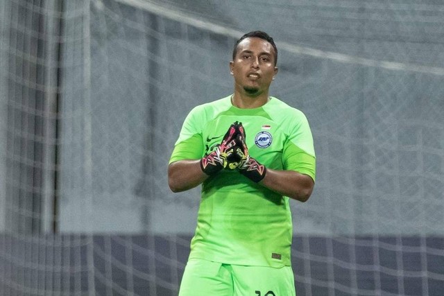 Kiper Timnas Singapura, Zaiful Nizam. Foto: Instagram/@fasingapore