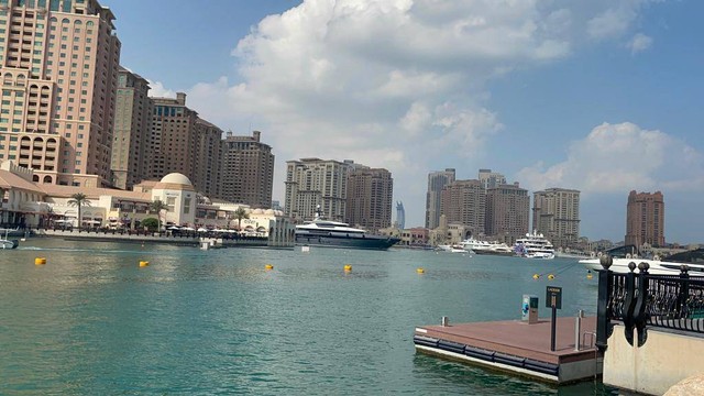 Marina Yacht di Pearl, Doha. Foto: Arifin Asydhad/kumparan
