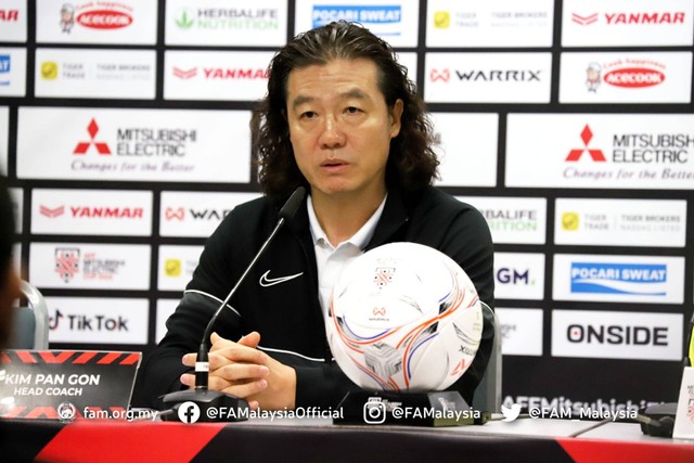 Pelatih Timnas Malaysia, Kim Pan-gon. Foto: FA Malaysia