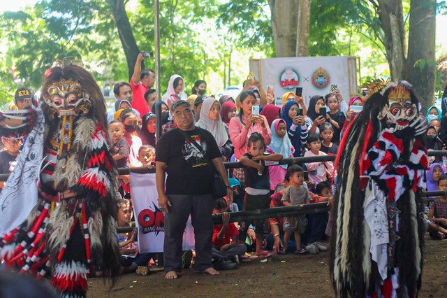 Pagelaran Budaya dan Uji Kompetensi yang digelar OMG Yogyakarta di kawasan Wisata Telaga Jonge, Semanu, Kabupaten Gunungkidul. Foto: Dok. Istimewa