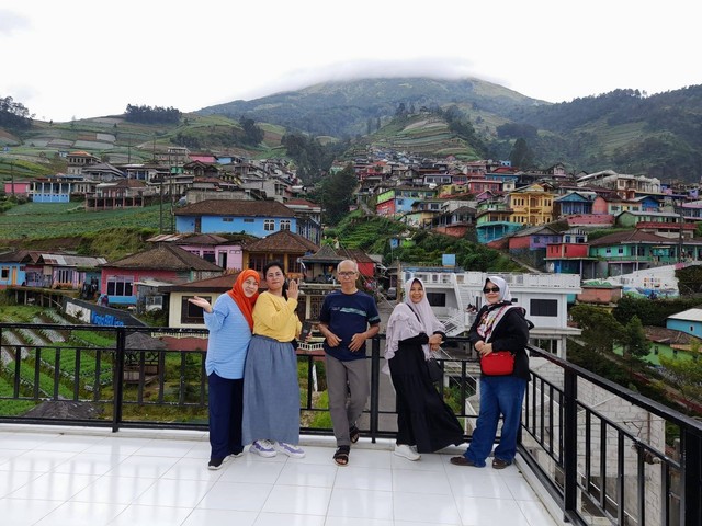 Pemandangan indah di Nepal van Java. (dokumen pribadi)