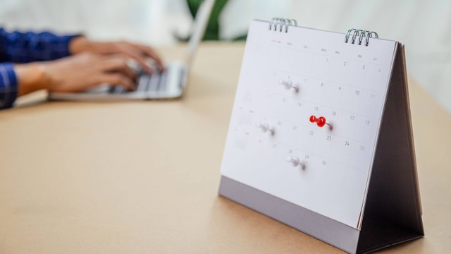 Ilustrasi kalender. Foto: ACTS_DATA STOCK/Shutterstock.