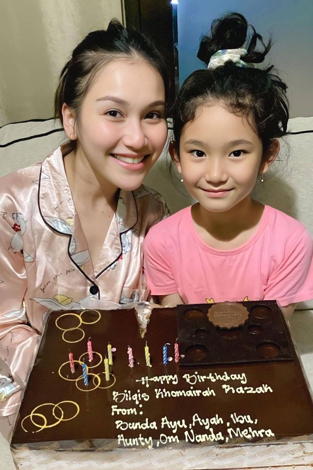 Ayu Ting Ting rayakan ulang tahun anak. Foto: Instagram/@ayutingting92