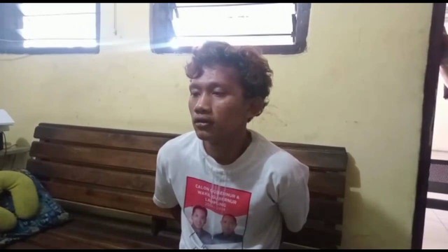 Pelaku pemerkosaan terhadap ibu dan adiknya sendiri. | Foto: ist
