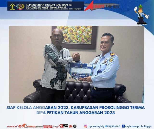 penerimaan DIPA Petikan TA 2023