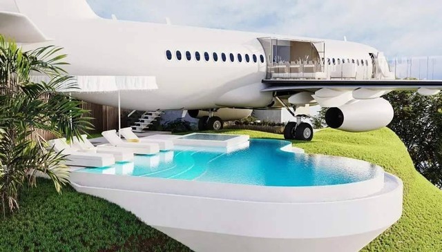 Private Jet Villa by Hanging Gardens. Foto: tiket.com