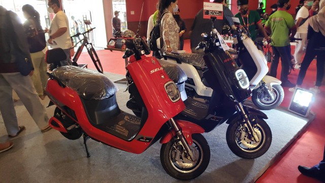 Dokumentasi pribadi Pameran Kendaraan Listrik di JIExpo, Jakarta