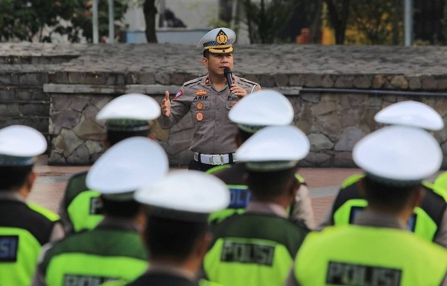 Polisi Tindak Tegas Motor Knalpot Brong yang Konvoi Malam Tahun Baru