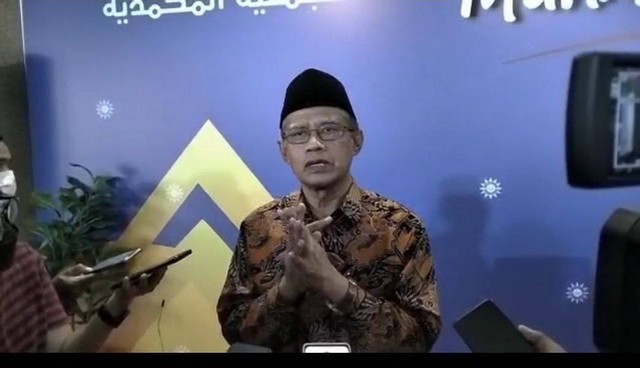 Ketum PP Muhammadiyah Haedar Nashir. Foto: erfanto/Tugu Jogja
