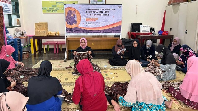 Kegiatan Mewiru bersama ibu-ibu RW 11 Kauman dan KKN UAD