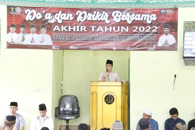 Menyongsong Tahun 2023, Rutan Bengkulu Berzikir Bersama | kumparan.com