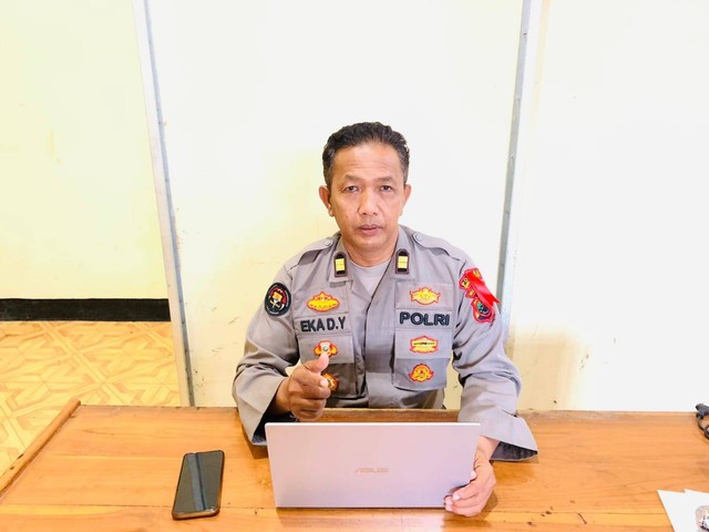 Kepala Seksi Humas Polres Manggarai Barat, Iptu Eka Dharma Yudha .