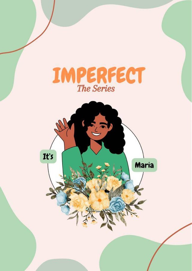 Poster kartun Maria dalam Imperfect the Series. Sumber: karya pribadi penulis