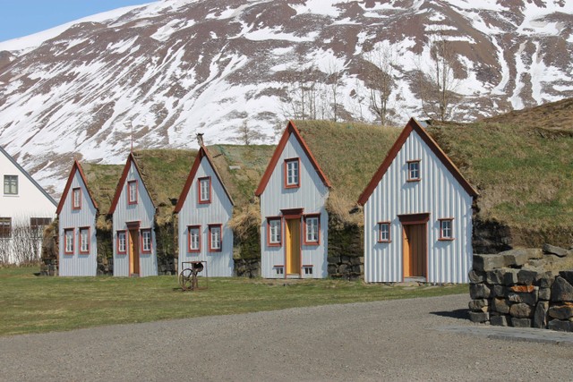 Ilustrasi Turf house asli Islandia. Foto: Shutterstock