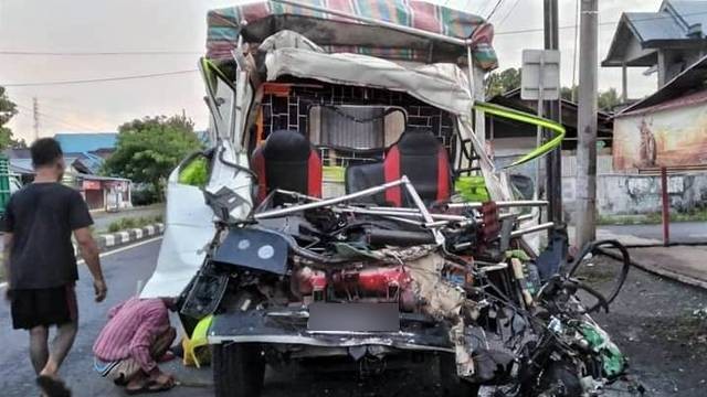 Salah satu kasus kecelakaan di Sulawesi Utara