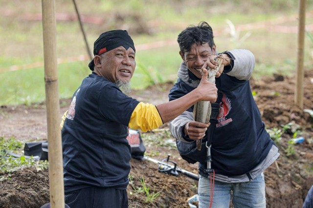 Lomba Mancing Ikan Lele yang digelar Desa Untuk Ganjar (Des Ganjar) dalam rangka menyambut tahun tahun baru 2023. Foto: Dok, Istimewa