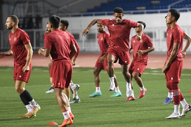 Foto Timnas Indonesia Jajal Rizal Memorial Stadium Jelang Lawan Filipina 2386