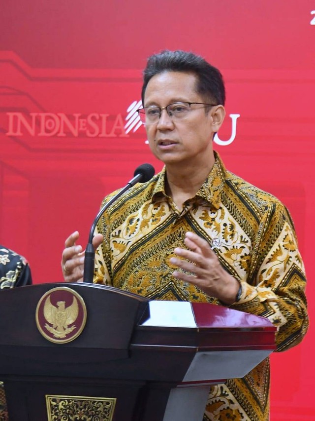 Menkes Budi Gunadi Sadikin sampaikan keterangan pers di Istana Presiden, Jakarta, Senin (2/1/2023). Foto: Rusman/Biro Pers Sekretariat Presiden