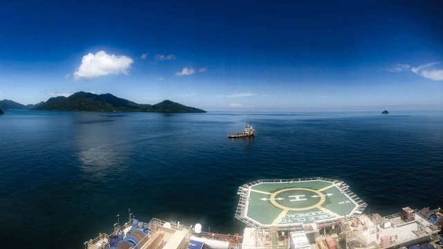 Lapangan Migas Tuna yang dikelola Premier Oil Tuna BV di Perairan Natuna, Kepulauan Riau.  Foto: Dok. SKK Migas