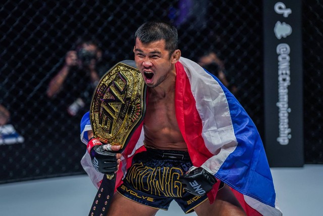 Juara Dunia ONE Bantamweight Muay Thai Nong-O Gaiyangadao. Foto: ONE Championship