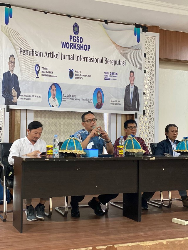 Prodi PGSD FKIP Unismuh Gelar Workshop Penulisan Artikel Jurnal Internasional