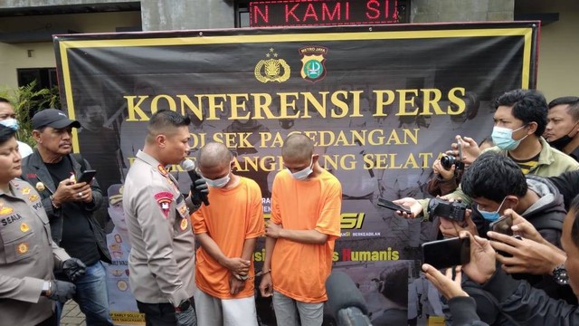 Polres Tangsel rilis kasus pembunuhan FM, remaja berusia 15 tahun. Foto: Dok. Istimewa