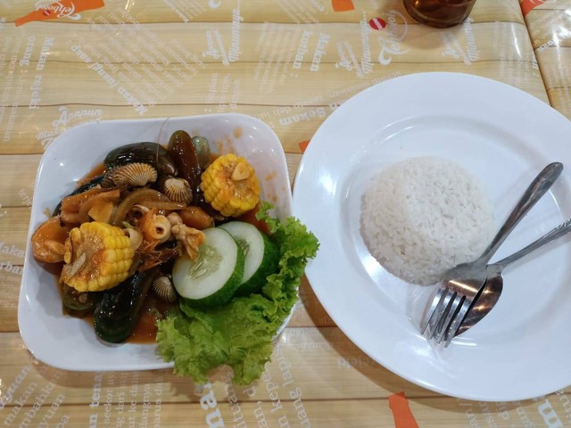 Kuliner Mix Completo Seafood di Kampung Kuliner Klaten/Foto : Dokpri