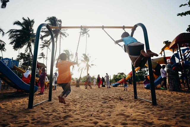 Ilustrasi taman bermain gratis di Jakarta. Foto: Pexels.com