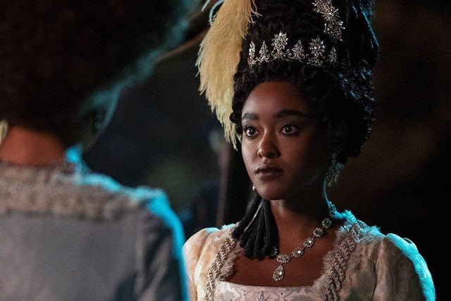 Foto pertama Lady Danbury muda, diperankan oleh Arsema Thomas, dalam serial prekuel "Queen Charlotte: A Bridgerton Story." Foto: Instagram/@bridgertonnetflix