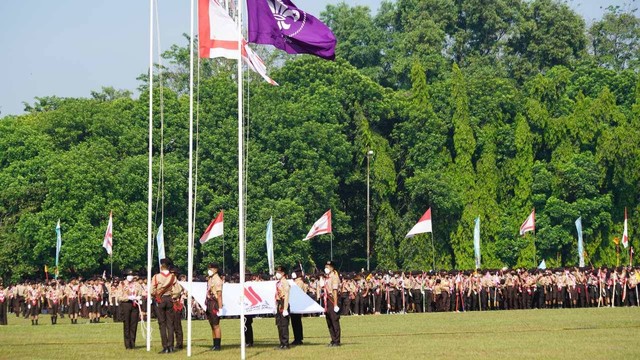 Ilustrasi pangkat pramuka. Foto: laman resmi Pramuka.