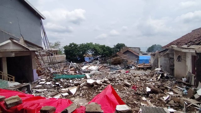 Kondisi rumah yang hancur akibat gempa Cianjur. Foto: Dok. Istimewa