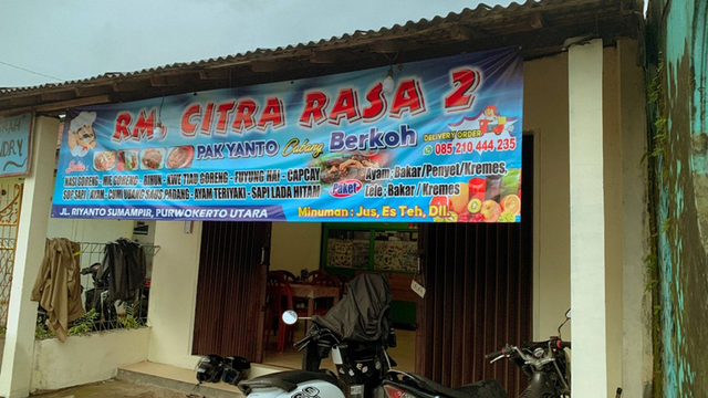 Lokasi Rumah Makan Citra Rasa 2 Pak Yanto Cabang Berkoh. Sumber: Dok. Pribadi