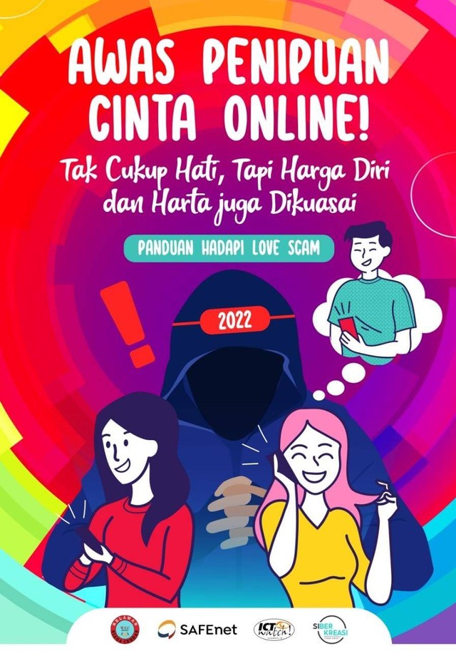 Cover Buku Awas Penipuan Cinta Online (Love Scam) - (ist.)